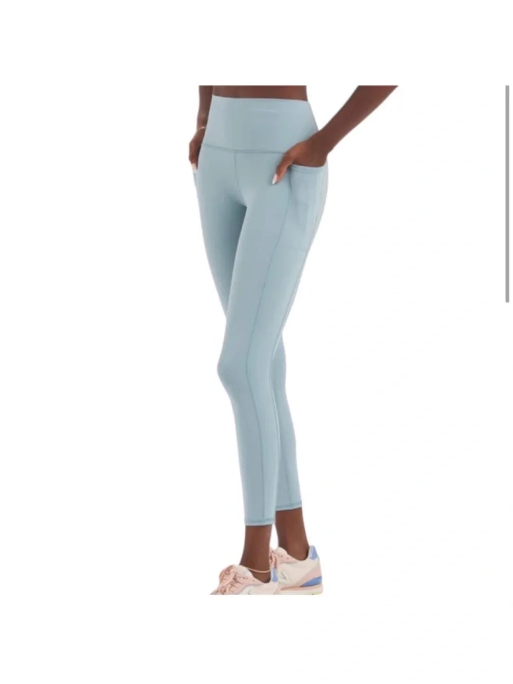Vuori studio pocket leggings medium light green blue - Picture 5 of 10